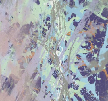 metin için alan ile arka planda soyut renkli lekeler