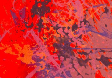 metin için alan ile arka planda soyut renkli lekeler