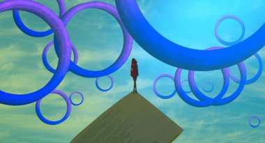 arka plan ile konuşma balonu