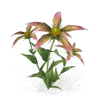 Beyaz arkaplanda izole edilmiş noel ağacı