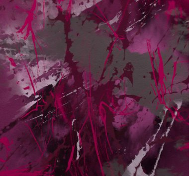 Metin için yeri olan boya lekeleriyle soyut arkaplan