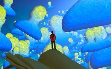 mavi ve beyaz arkaplan