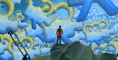 mavi ve beyaz arkaplan