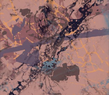 Metin için yeri olan boya lekeleriyle soyut arkaplan