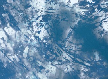 metin için alan ile arka planda soyut renkli lekeler  