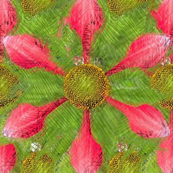 Färgglad Blomma Textur Bakgrund — Stockfoto