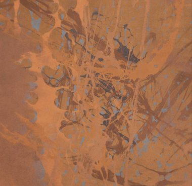 metin için alan ile arka planda soyut renkli lekeler