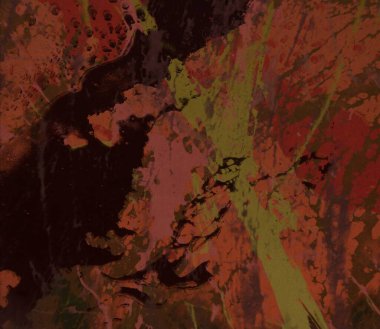 Metin için yeri olan boya lekeleriyle soyut arkaplan      