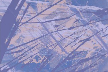 Boya lekeleriyle soyut arkaplan