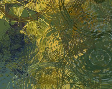 farklı renk desenleri ile Soyut Fraktal arka plan