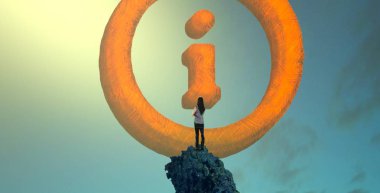 Soyut renkli arka plan, hayal gücü kavramı insan silueti.