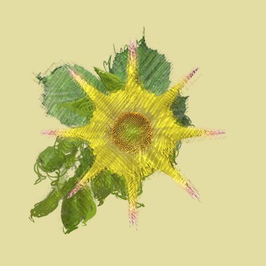 kopya alanı ile arka plan için sanatsal renkli illüstrasyon