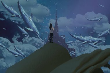 metin için alanı olan soyut kavramsal yaratıcı arkaplan 