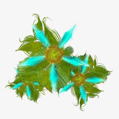 Beyaz arkaplanda izole edilmiş noel ağacı