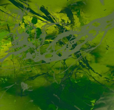 Metin için yeri olan boya lekeleriyle soyut arkaplan