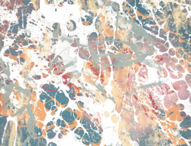 metin için alan ile arka planda soyut renkli lekeler