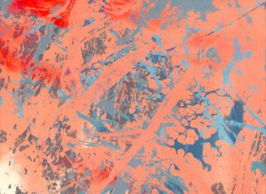 Metin için yeri olan boya lekeleriyle soyut arkaplan  