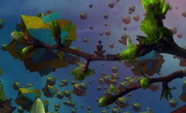 metin için alanı olan soyut kavramsal yaratıcı arkaplan 