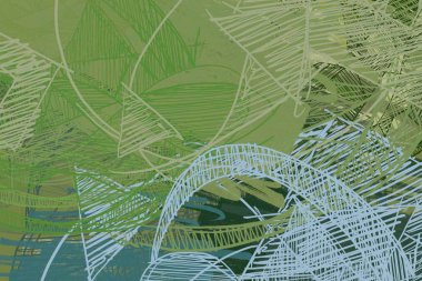 yeşil ve beyaz arkaplan