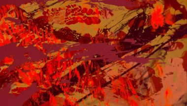 Metin için yeri olan boya lekeleriyle soyut arkaplan   