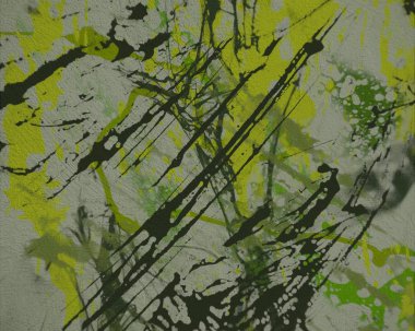 Metin için yeri olan boya lekeleriyle soyut arkaplan