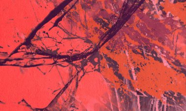 Metin için yeri olan boya lekeleriyle soyut arkaplan