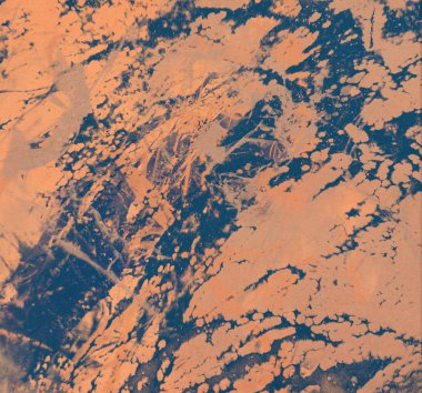 Metin için yeri olan boya lekeleriyle soyut arkaplan