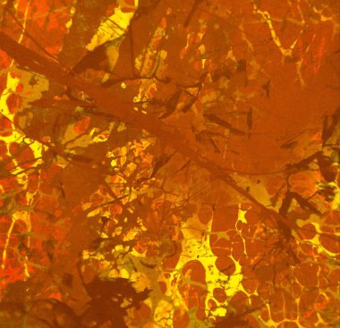 Arkaplanda soyut renkli lekeler