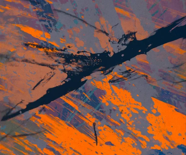 Arkaplanda soyut renkli lekeler