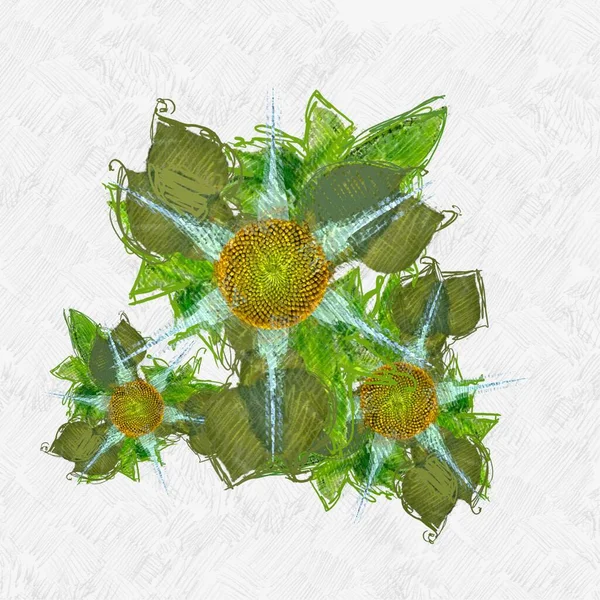 yaprakları ile noel ağacı