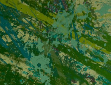 Metin için yeri olan boya lekeleriyle soyut arkaplan