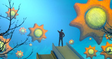 metin için alanı olan soyut kavramsal yaratıcı arkaplan 