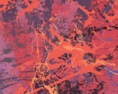 Metin için yeri olan boya lekeleriyle soyut arkaplan    