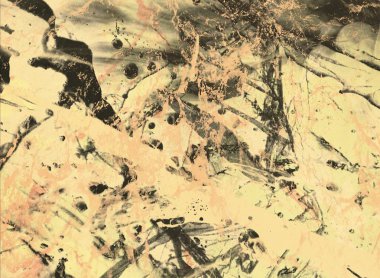 Arkaplanda soyut renkli lekeler           