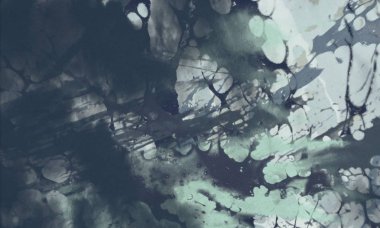 Metin için yeri olan boya lekeleriyle soyut arkaplan  