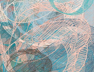 Metnin için alanı olan soyut fraktal arkaplan