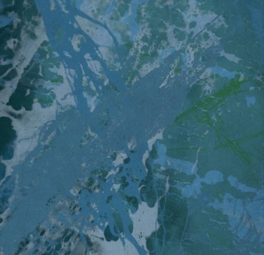 metin için alan ile arka planda soyut renkli lekeler