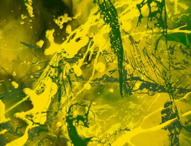 Arkaplanda soyut renkli lekeler