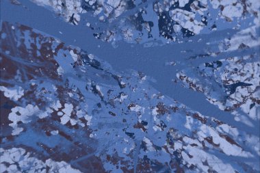 metin için alan ile arka planda soyut renkli lekeler