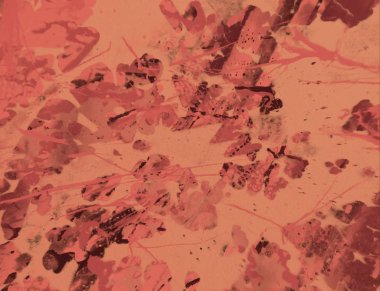 Metin için yeri olan boya lekeleriyle soyut arkaplan