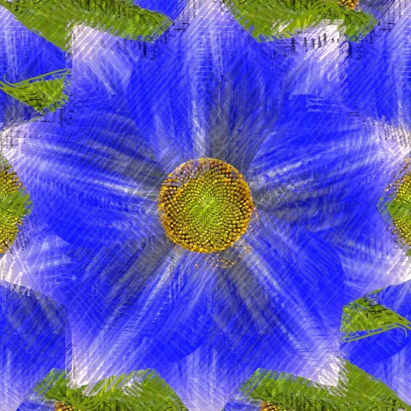 Arka planda çiçekler olan kusursuz desen