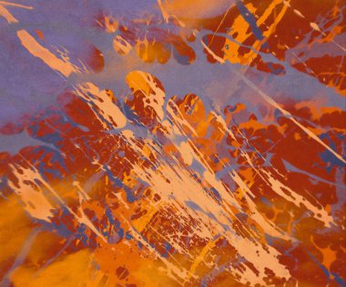 metin için alan ile arka planda soyut renkli lekeler