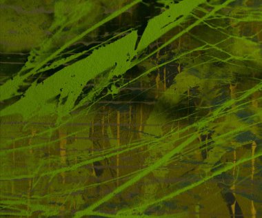 Arkaplanda soyut renkli lekeler          