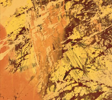 metin için alan ile arka planda soyut renkli lekeler