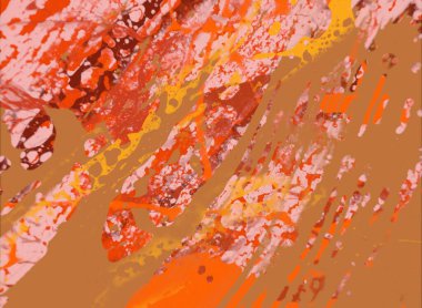 metin için alan ile arka planda soyut renkli lekeler