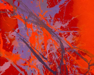 metin için alan ile arka planda soyut renkli lekeler