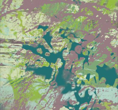 Metin için yeri olan boya lekeleriyle soyut arkaplan