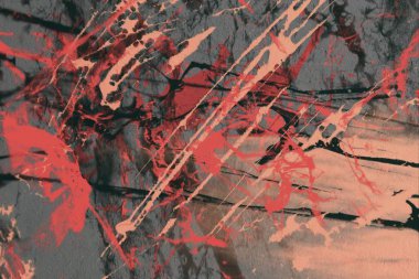 Arkaplanda soyut renkli lekeler  