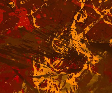 Arkaplanda soyut renkli lekeler