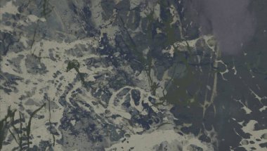 Metin için yeri olan boya lekeleriyle soyut arkaplan